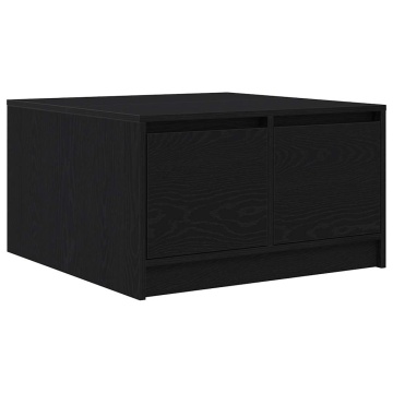 Masuta de cafea cu sertare Stejar negru 70,5x70x40 cm - Img 2