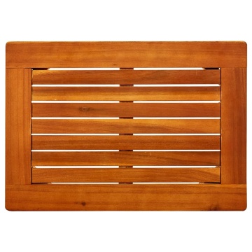 Măsuță de cafea de grădină, 50x35x36 cm, lemn masiv acacia - Img 4