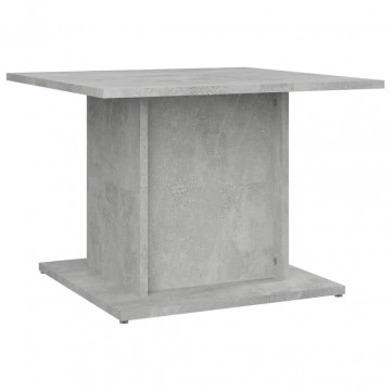 Măsuță de cafea, gri beton, 55,5x55,5x40 cm, PAL - Img 2
