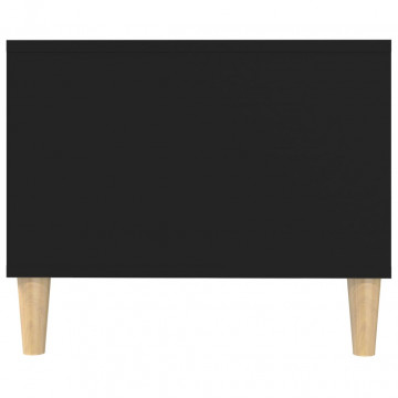 Măsuță de cafea, negru, 102x50x40 cm, lemn prelucrat - Img 8