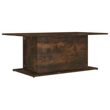 Măsuță de cafea, stejar fumuriu, 102x55,5x40 cm, lemn prelucrat - Img 2