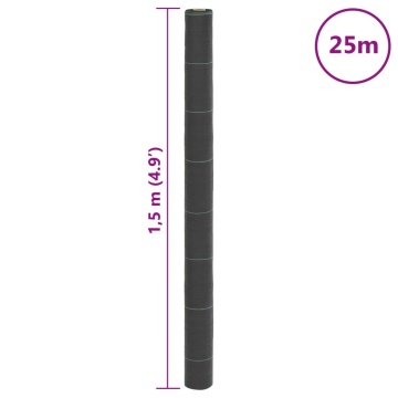 Membrană antiburuieni, negru, 1,5x25 m, PP - Img 7