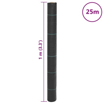Membrană antiburuieni, negru, 1x25 m, PP - Img 7