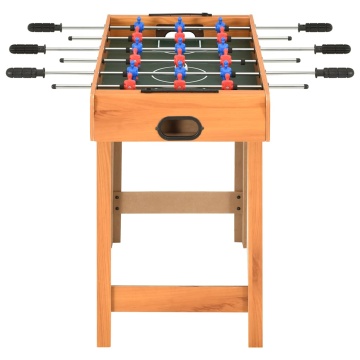 Mini masă de fotbal, 69 x 37 x 62 cm, arțar - Img 3