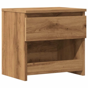 Noptiera Artisan Stejar 40x30x39 cm Lemn prelucrat - Img 2