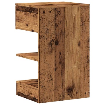Noptiera Lemn Vechi 40x35x65 cm Lemn prelucrat - Img 5