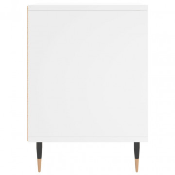 Noptiere, 2 buc., alb, 40x35x50 cm, lemn compozit - Img 5