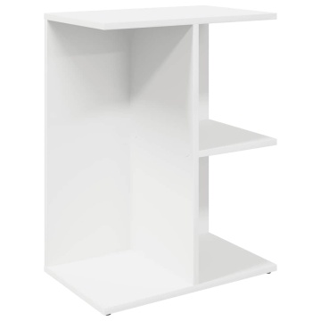 Noptiere 2 buc Alb 46,5x29x61 cm Lemn prelucrat - Img 4