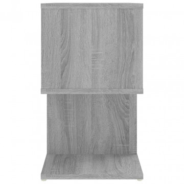 Noptiere, 2 buc., gri sonoma, 50x30x51,5 cm, lemn prelucrat - Img 6