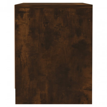 Noptiere, 2 buc., stejar afumat, 45x34x44,5 cm, PAL - Img 7
