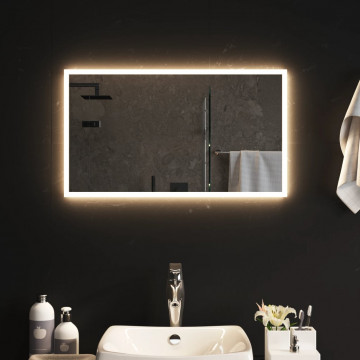 Oglindă de baie cu LED, 40x70 cm - Img 1
