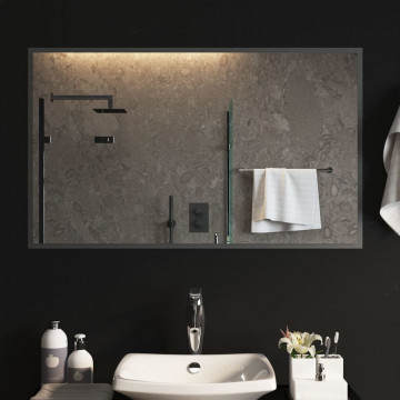 Oglindă de baie cu LED, 60x100 cm - Img 4