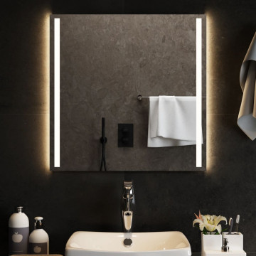 Oglinda de baie cu LED, 60x60 cm - Img 1