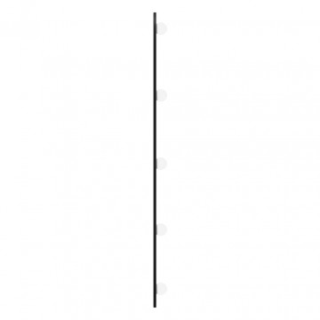 Oglindă de perete cu lumini LED 45x100 cm oval sticlă - Img 4