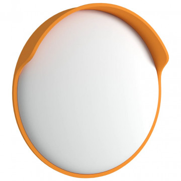 Oglindă trafic convexă exterior, portocaliu Ø30 cm policarbonat - Img 4