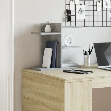 Organizator de birou, alb, 42x21,5x42 cm, lemn prelucrat - Img 3