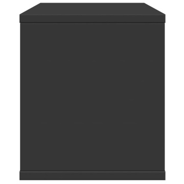 Organizator de birou, negru, 36x26x29,5 cm, lemn prelucrat - Img 8