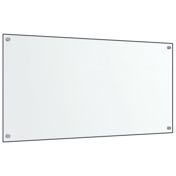 Panou antistropi bucătărie 2 buc. transparent 80x50 cm sticlă - Img 4