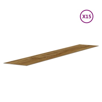 Panouri de perete aspect lemn, maro, 2,06 m², PVC - Img 8