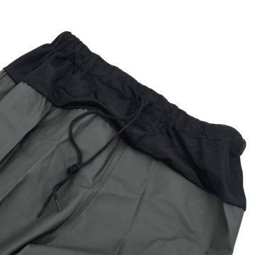 Pantaloni cu talie înaltă cu cizme, verde închis, mărimea 45 - Img 8