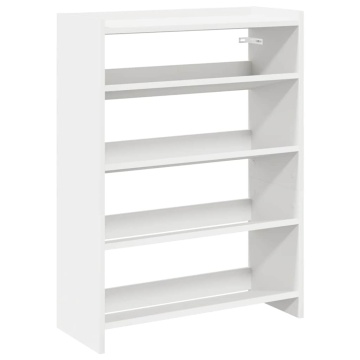 Pantofar, alb, 60x25x81 cm, lemn prelucrat - Img 2