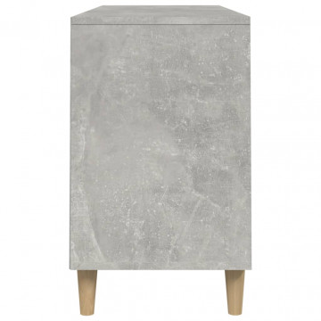 Pantofar, gri beton, 102x36x60 cm, lemn prelucrat - Img 5