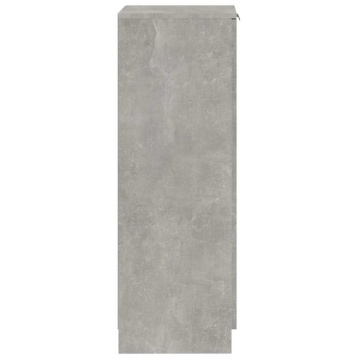 Pantofar, gri beton, 30x35x100 cm, lemn compozit - Img 6