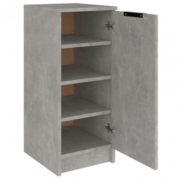 Pantofar, gri beton, 30x35x70 cm, lemn compozit - Img 5