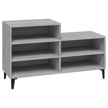 Pantofar, gri sonoma, 102x36x60 cm, lemn prelucrat - Img 2
