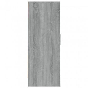 Pantofar, gri sonoma, 32x35x92 cm, lemn prelucrat - Img 6