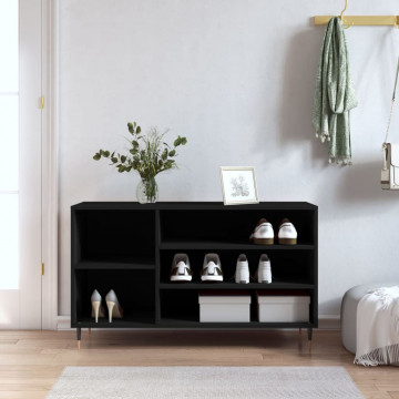 Pantofar, negru, 102x36x60 cm, lemn compozit - Img 1