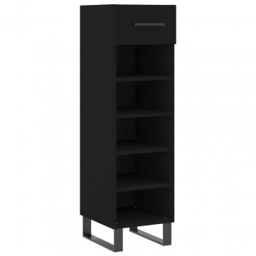 Pantofar, negru, 30x35x105 cm, lemn compozit - Img 2
