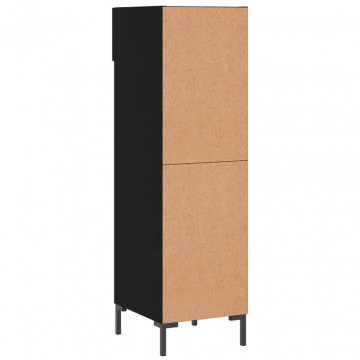 Pantofar, negru, 30x35x105 cm, lemn compozit - Img 7