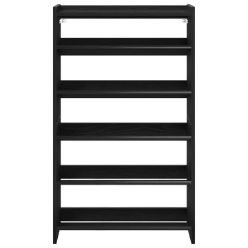 Pantofar, negru, 60x25x100 cm, lemn prelucrat - Img 4