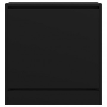 Pantofar, negru, 60x34x63,5 cm, lemn compozit - Img 8