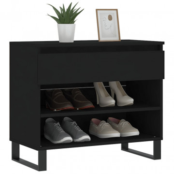 Pantofar, negru, 70x36x60 cm, lemn prelucrat - Img 3