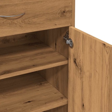 Pantofar, stejar artizanal, 60x35x84 cm lemn prelucrat - Img 7
