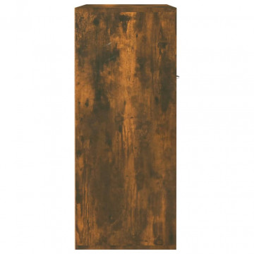 Pantofar, stejar fumuriu, 60x35x84 cm, lemn prelucrat - Img 6