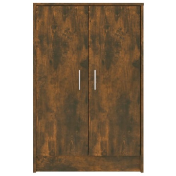 Pantofar, stejar fumuriu, 60x35x92 cm, lemn prelucrat - Img 5