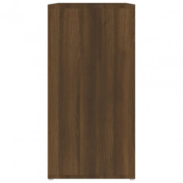 Pantofar, stejar maro, 60x35x70 cm, lemn prelucrat - Img 6