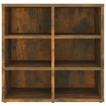 Pantofare, 2 buc., stejar fumuriu, 52,5x30x50 cm - Img 5