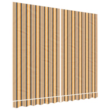 Pânză de rezervă copertină, dungi multicolore, 3x2,5 m - Img 2