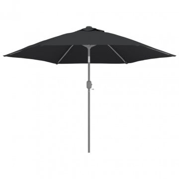 Pânză de schimb umbrelă de soare de exterior, negru, 300 cm - Img 4