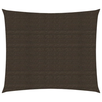 Pânză parasolar, maro, 2,5 x 3 m, HDPE, 160 g/m² - Img 1