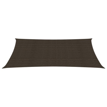 Pânză parasolar, maro, 3x6 m, HDPE, 160 g/m² - Img 2