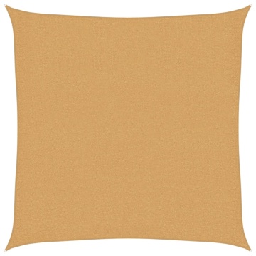 Pânză parasolar, nisipiu, 2,5x2,5 m, pătrat, 160 g/m², HDPE - Img 2