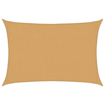 Pânză parasolar, nisipiu dreptunghiular 2x3 m, HDPE, 160 g/m² - Img 2