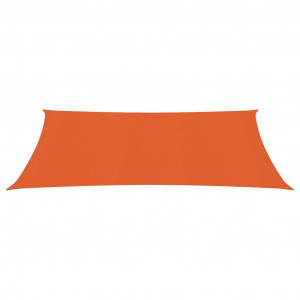 Pânză parasolar, portocaliu, 2x5 m, HDPE, 160 g/m² - Img 3