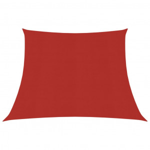 Pânză parasolar, roșu, 3/4x2 m, HDPE, 160 g/m²