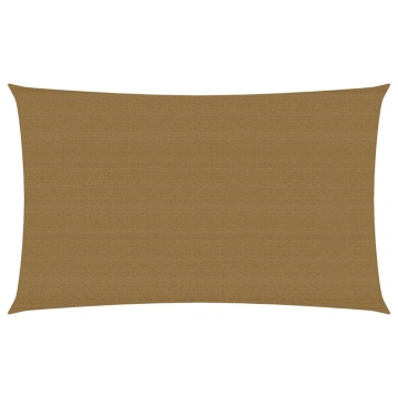 Pânză parasolar, taupe, 2x5 m, HDPE, 160 g/m² - Img 1